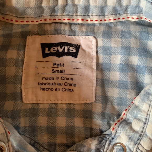 Boys purl snap Levi’s shirt - Picture 3 of 4